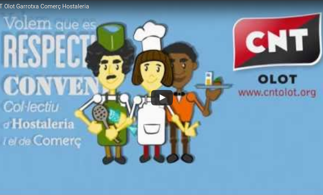 Vídeo: precarietat al sector del Comerç i la Hostaleria